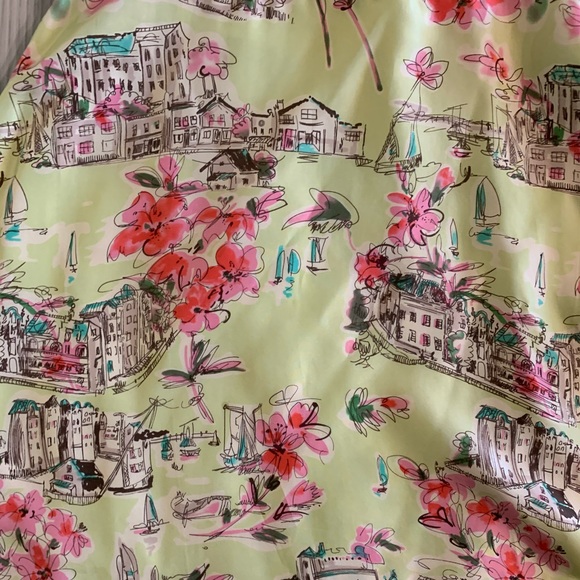 NWT ABS By Alan Schwartz Sz 8 Printed Halter Dress - Picture 7 of 8